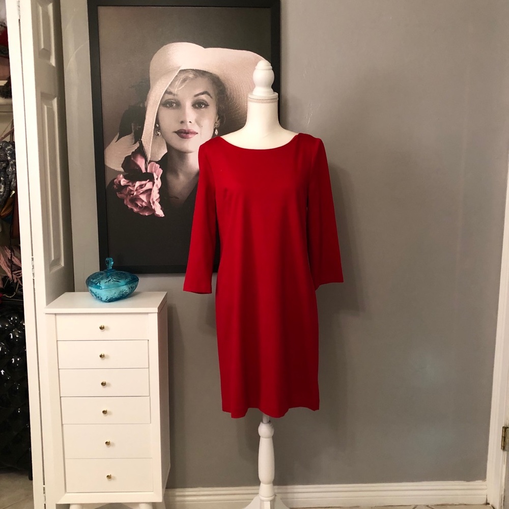 Red dress